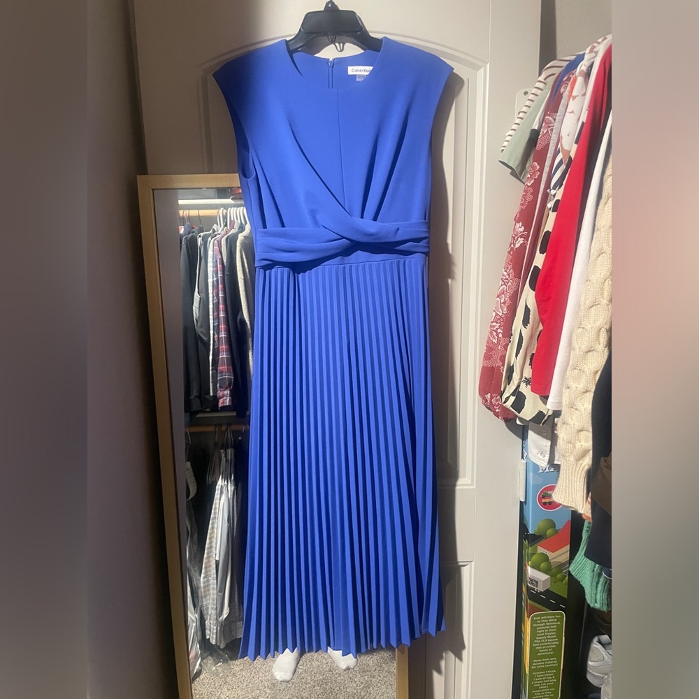 Elegant Blue Women's Dress
